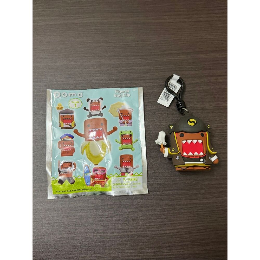 Domo Costumes Figural Bag Clip Keychain CHASE - Oishi Kuranosuke Domo